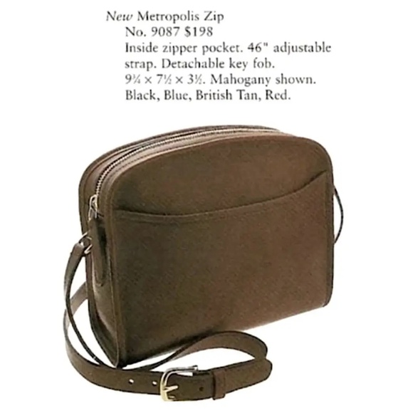 Coach NEW Rare Vintage Find Metropolis Zip 9087 Leather - Picture 16 of 16